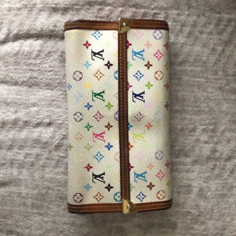 Authentic LV multi colour wallet